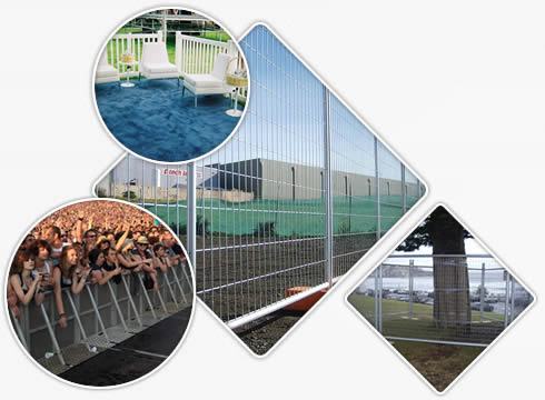 Crowd control barrier, temporary pool fence, welded temporary fence panels, temporary hoarding and corral panel.